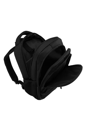  Plecak Wizzair Ryanair z wodoodpornego poliestru, czarny, z przegrodą na laptopa i mocowaniem na wózek, 40*28*13 cm