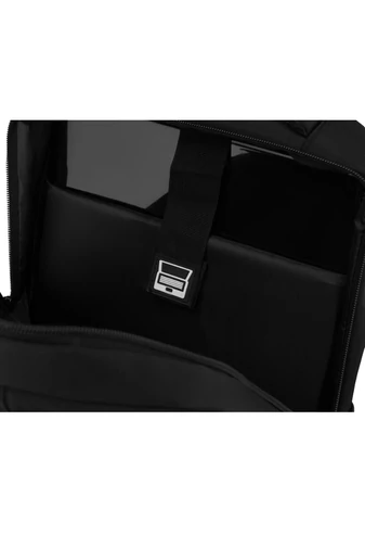  Plecak Wizzair Ryanair z wodoodpornego poliestru, czarny, z przegrodą na laptopa i mocowaniem na wózek, 40*28*13 cm