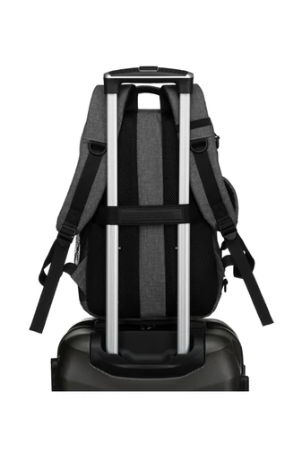  Plecak Wizzair Ryanair z wodoodpornego poliestru w kolorze szarym z wieloma przegrodami Peterson 40*25*20 cm