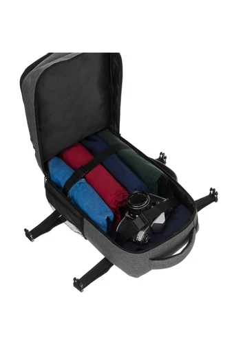  Plecak Wizzair Ryanair z wodoodpornego poliestru w kolorze szarym z wieloma przegrodami Peterson 40*25*20 cm