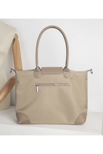 Stylowa torba typu tote Kakhi wykonana z wodoodpornego poliestru, pojemna i uniwersalna, 30*14*35,5 cm