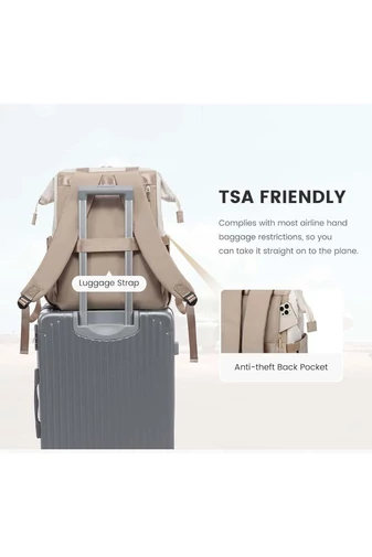  Plecak Wizzair Wodoodporny poliester, bagaż podręczny z mini organizerem w zestawie, czarno-beżowy, 40*30*20 cm