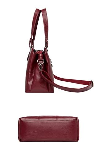  Elegancka brązowa torba na ramię i do ręki z regulowanym paskiem 32*11*22 cm