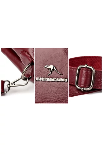  Elegancka brązowa torba na ramię i do ręki z regulowanym paskiem 32*11*22 cm