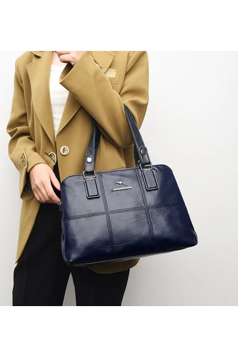  Elegancka brązowa torba na ramię i do ręki z regulowanym paskiem 32*11*22 cm