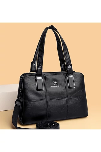  Elegancka brązowa torba na ramię i do ręki z regulowanym paskiem 32*11*22 cm