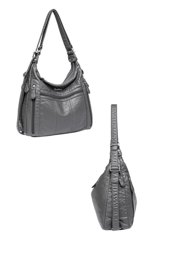  Torba na ramię 2 w 1, wielofunkcyjny, czarny plecak, wykonany z PU, z wieloma przegrodami, 32*12*32