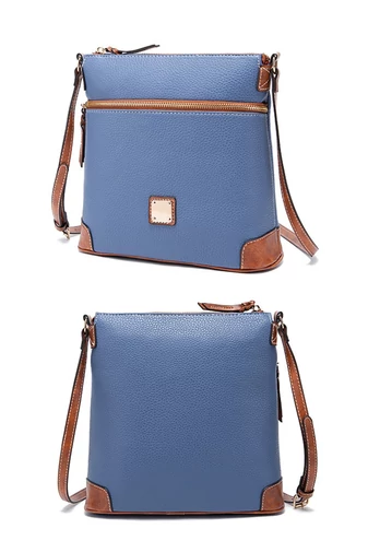  Biała torebka z PU na ramię z wieloma kieszeniami i regulowanym paskiem 24*25*10 cm