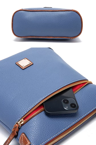  Biała torebka z PU na ramię z wieloma kieszeniami i regulowanym paskiem 24*25*10 cm