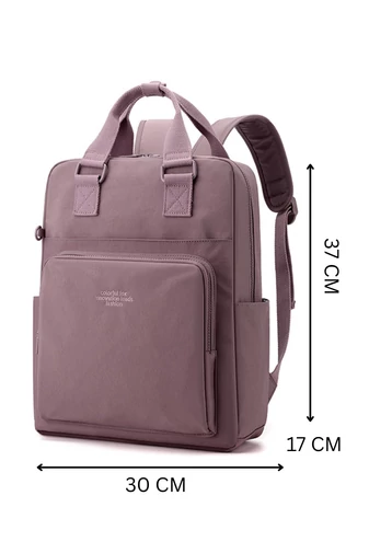  Plecak Wizzair Ryanair Wodoodporny poliester Bagaż podręczny Ciemnoróżowy z dużą komorą 30*17*37 cm