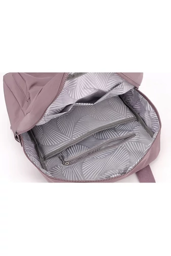  Plecak Wizzair Ryanair Wodoodporny poliester Bagaż podręczny Ciemnoróżowy z dużą komorą 30*17*37 cm