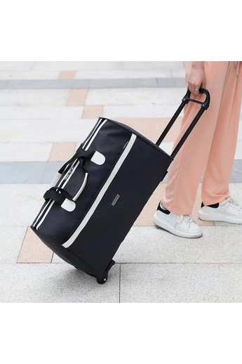  Czarna wodoodporna torba podróżna na kółkach Bonluo (58x35x25)