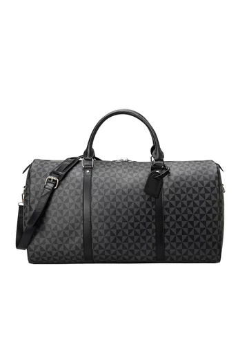 Czarna torba podróżna Bonluo z wzorem, wysokiej jakości, duży rozmiar (28*53*26 cm)