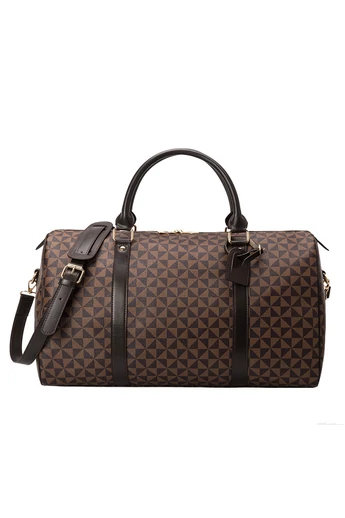  Torba podróżna Bonluo Brown z wzorem, wysokiej jakości, duży rozmiar (28*53*26 cm)
