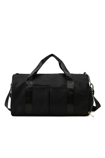  Czarna torba podróżna z przegródką na buty, średni rozmiar 50*25*30 cm