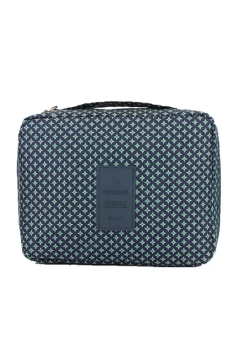  Kosmetyczka BONLUO niebieska z gwiazdkami, wymiary 21*18*7,5 cm