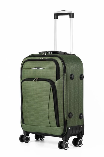  BESTY Średnio miękka, ultralekka zielona walizka (4 koła 72*42*23 cm)