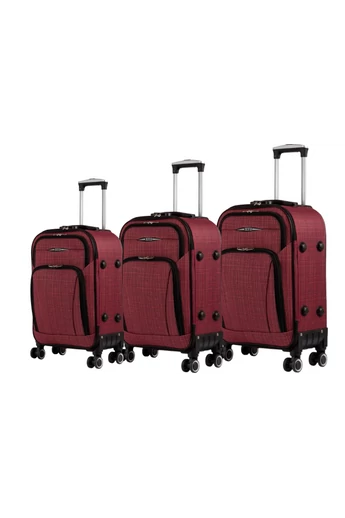  Zestaw bagażowy BESTY Ultra Lightweight w kolorze wiśniowym
