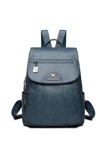  Plecak damski Bonluo Blue ze skóry ekologicznej, wymiary 30*25*12 cm