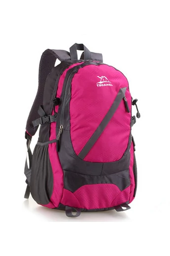  Różowy plecak turystyczny Bonluo wykonany z wodoodpornego materiału, wymiary 53*32*22 cm
