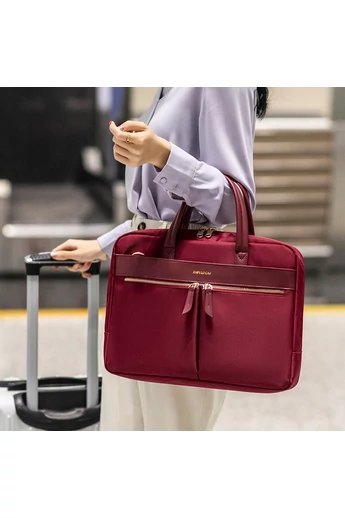  Torba na laptopa Bonluo Cherry wykonana z wodoodpornego poliestru, rozmiar (30*40,5*10 cm)