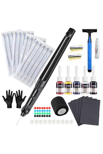  Zestaw do tatuażu Bonluo Premium z długopisem do tatuażu i niezbędnymi akcesoriami