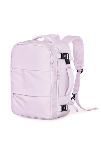  Plecak wielofunkcyjny Wizz Air 40*30*20 cm, jasnofioletowy, Bonluo, z miejscem na laptop 15.6''