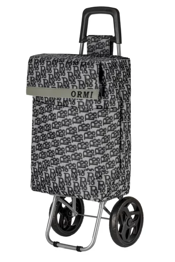  Dwukołowy wózek na zakupy, składany, trwały, wzór Ormi Grey