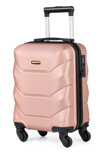  Walizka kabinowa Bonluo czarna ABS Wizzair Ryanair 40x30x20 cm