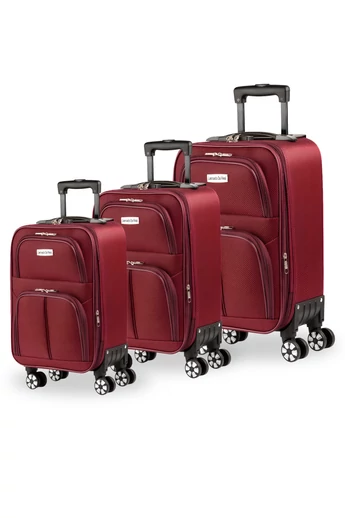  Zestaw wózków Leonardo Davinci Cherry z odpinanymi kołami i miękkimi, rozsuwanymi ściankami