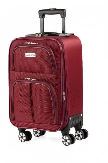  Duży wózek z odpinanymi kołami Leonardo Davinci Cherry z miękkimi, rozsuwanymi ściankami 72*47*26 cm