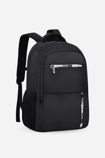  Wielofunkcyjny wodoodporny czarny plecak szkolny idealny na laptopa z portem USB 46*32*15 cm