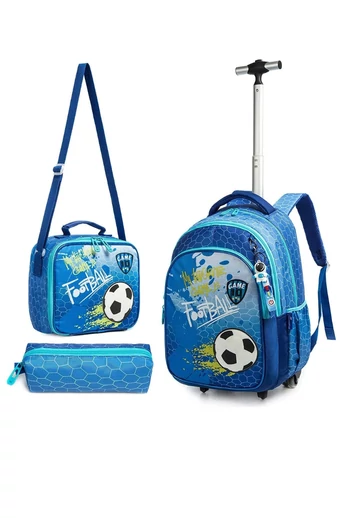  Zestaw plecaków szkolnych Bonluo 3 w 1 dla dzieci, torba na lunch i piórnik z izolacją termiczną, pojemność 20-35 l