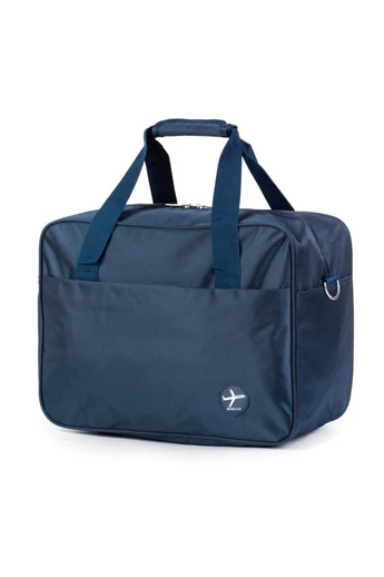  Ciemnoniebieska torba podróżna Wizz-Air (40×30×20), wodoodporna, z mocowaniem do walizki