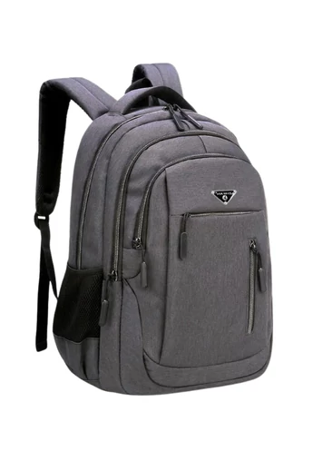  Wielofunkcyjny plecak wykonany z wodoodpornej i wytrzymałej tkaniny Oxford z portem USB, kolor Space Grey, 47*33*17 cm