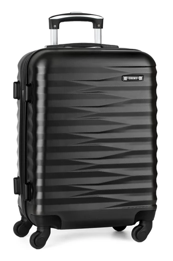  Duży czarny wózek ścienny z twardego tworzywa ABS z odpinanymi kołami 76*48*28 cm