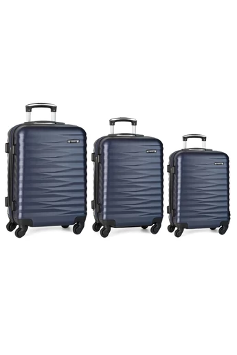  Wytrzymały zestaw wózków ściennych z twardego tworzywa ABS w kolorze ciemnoniebieskim