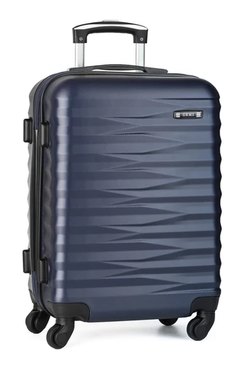  Duży wózek z twardymi ściankami ABS, ciemnoniebieski, z odpinanymi kołami, 76*48*28 cm